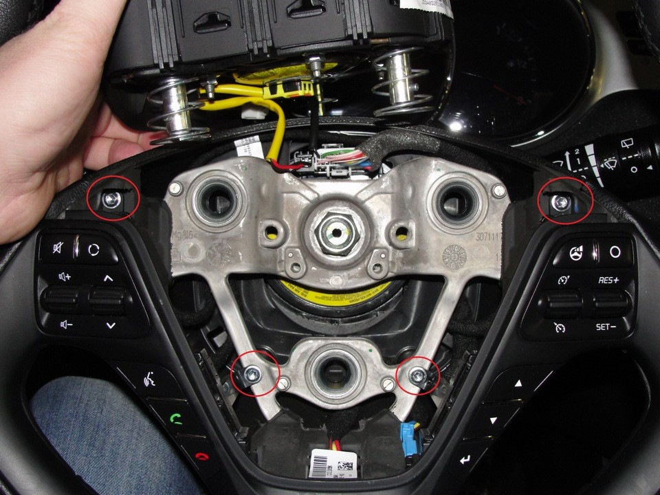 Как снять руль на киа рио 2015 рестайлинг