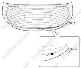 стеклоочиститель и омыватель заднего стекла Kia Ceed, стеклоочиститель и омыватель заднего стекла Киа Сид