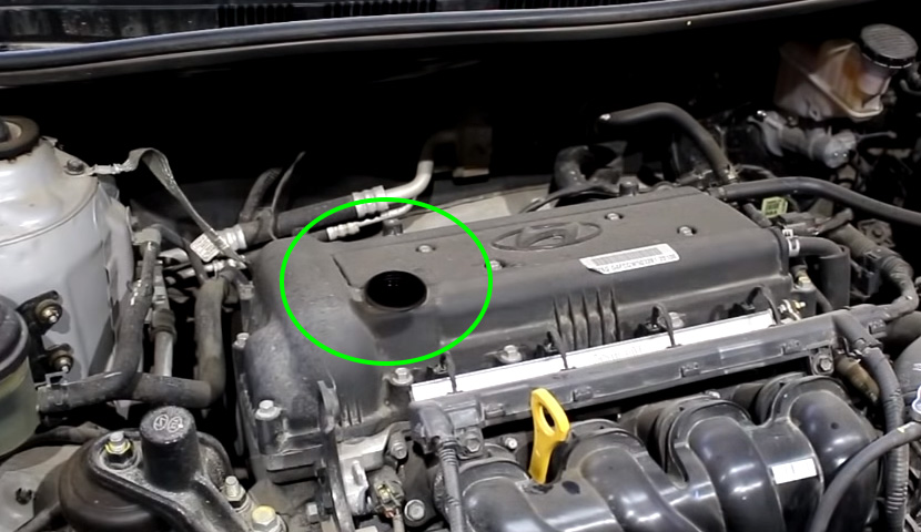 Народный способ проверки натяжения цепи Хендай Солярис