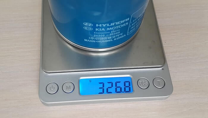 Вес масляного фильтра 1.6 Киа Рио 4