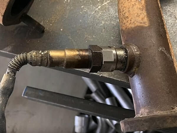 Обманка катализатора крученая в выхлопную трубу Киа Рио 3