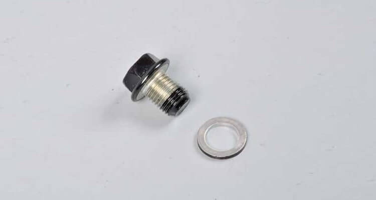 Новая прокладка сливной пробки 21513-23001 Киа Рио-4 и Х Лайн