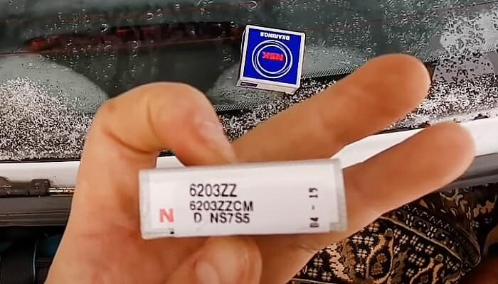 Подшипник для ролика натяжителя компании NSK на Киа Рио 3