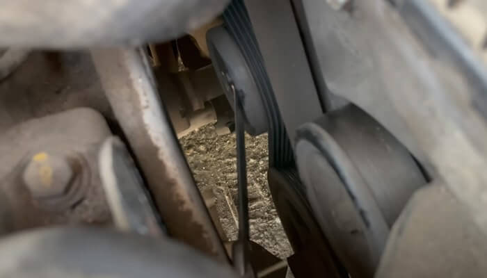 Как снять ремень на Киа Рио 3