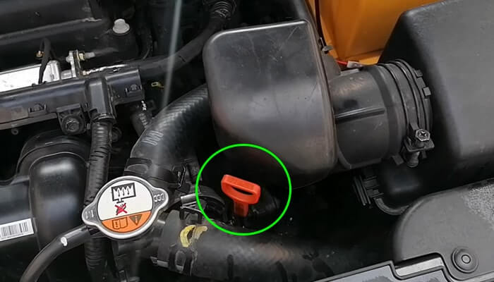 Масляный щуп 4-ст акпп для проверки уровня масла на Киа Рио 3