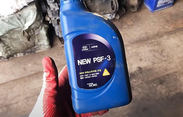 Вместо PSF-4 в гидроусилитель можно заливать старое PSF-3