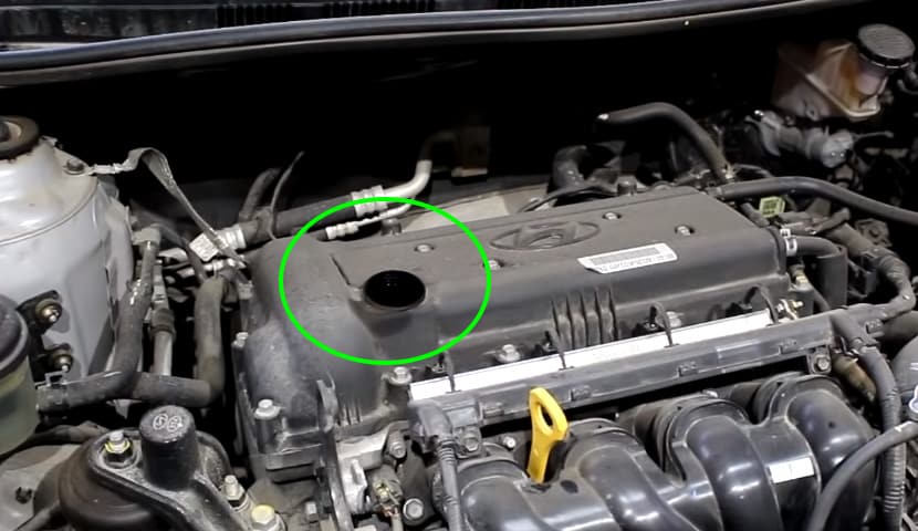 Народный способ проверки натяжения цепи на Hyundai Solaris