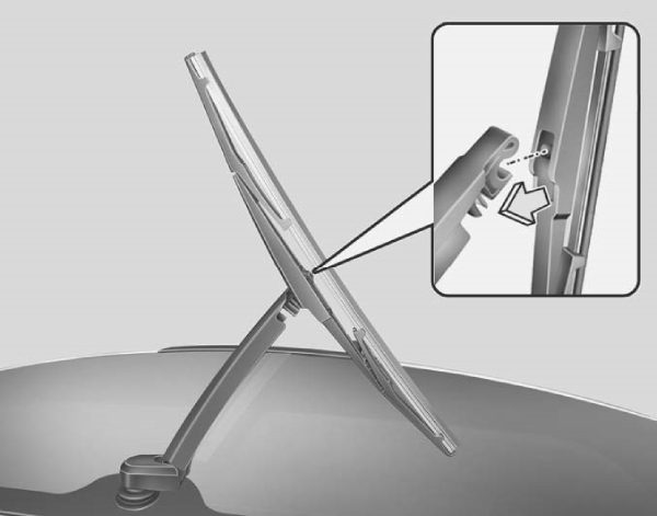 Заменить щетки стеклоочистителя