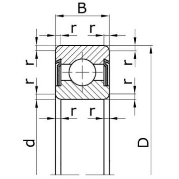 Размеры 62206.2RS и 6006.2RS