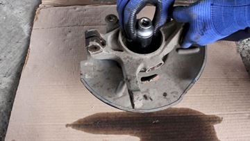 Выпрессовка ступицы