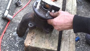 Стыковка ступицы и поворотного кулака