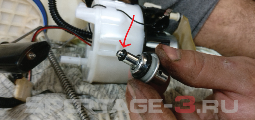 резиновое колечко клапана бензонасоса киа спортейдж 3