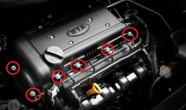 Киа рио подтянуть цепь грм