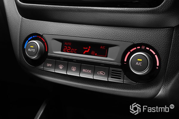 Киа Рио 2015 блок климата