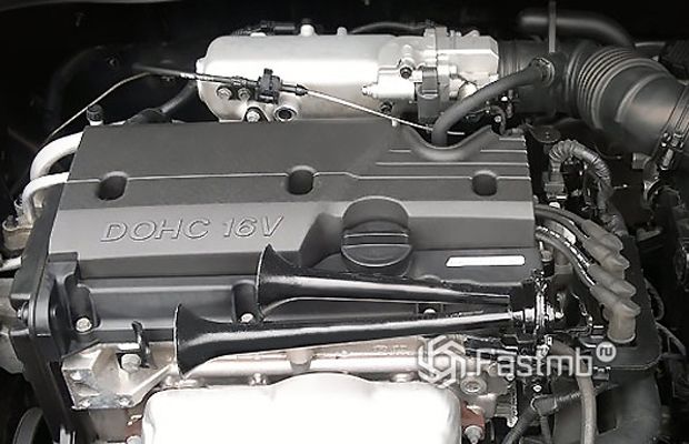 Киа Рио 2009 хэтчбек рестайлинг, двигатель