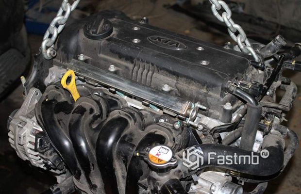 Киа Рио 2009 хэтчбек рестайлинг для США, двигатель