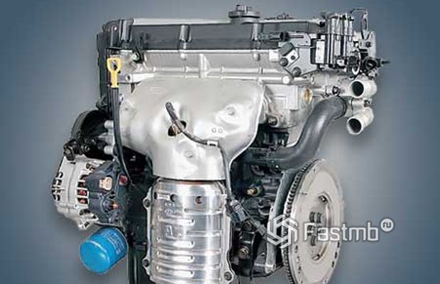 Киа Рио 2005 седан для США, двигатель