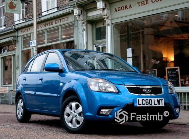 Kia Rio 2009 хэтчбек рестайлинг, передняя оптика
