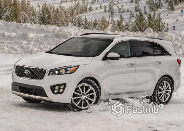 Kia Sorento 2014 для США, вид сбоку