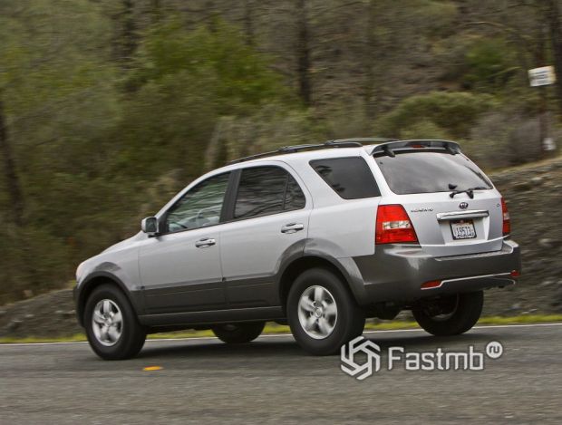Kia Sorento 2006 рестайлинг для США, вид сбоку