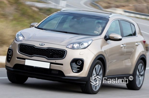 Kia Sportage 2016, передняя оптика