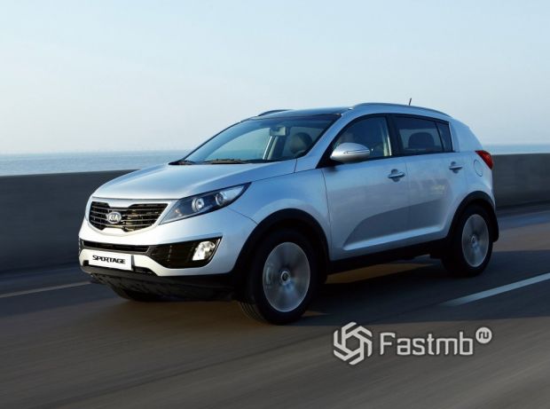 Kia Sportage 2010, передняя оптика
