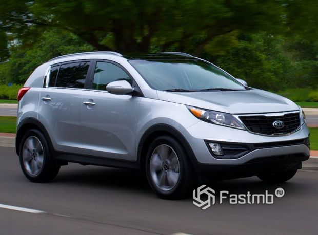 Kia Sportage 2014 для США рестайлинг, передняя оптика