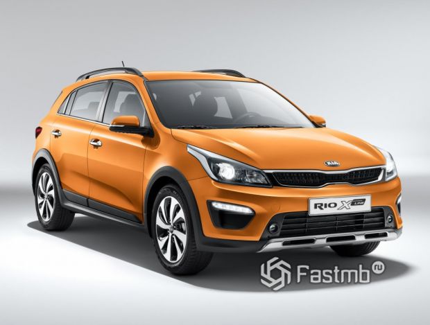 Kia Rio X-Line 2017, передняя оптика