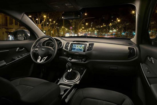 В салоне автомобиля&nbsp;Kia Sportage