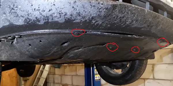болты и клипсы защиты днища Киа Спортейдж