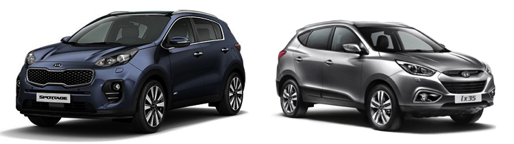KIA Sportage и Hyundai ix35