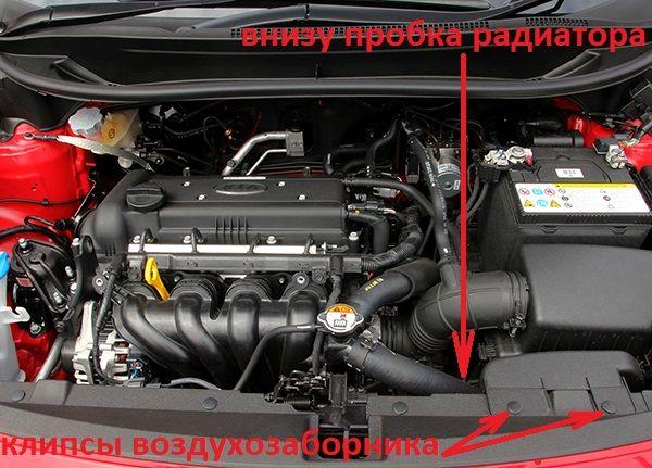 Как поменять антифриз на Киа Рио