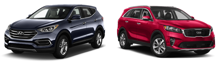 Hyundai Santa Fe и Kia Sorento