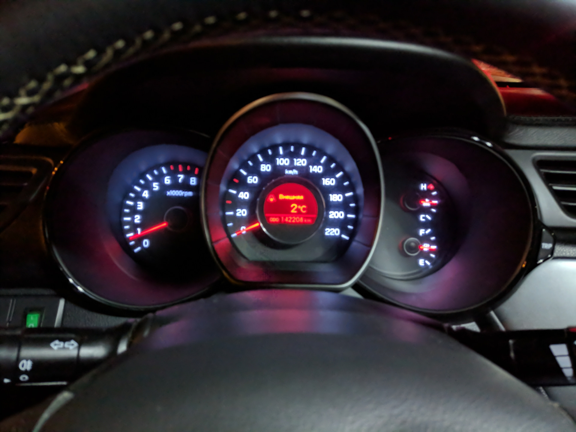 Киа рио панель приборов значки обозначение 2021 года