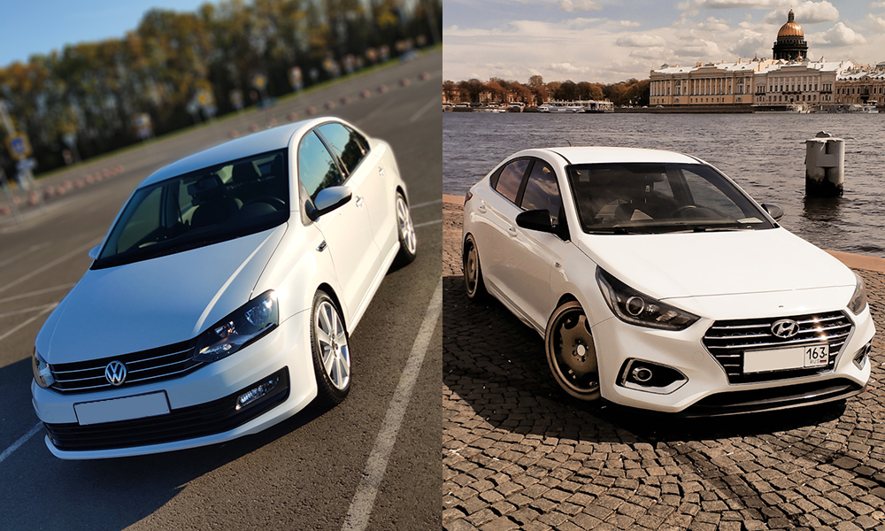 Сравнение Hyundai Solaris и Volkswagen Polo