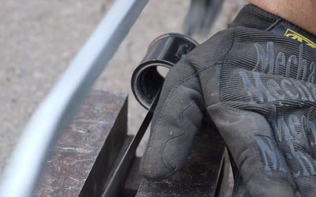 Выпиливание обоймы сайлентблока