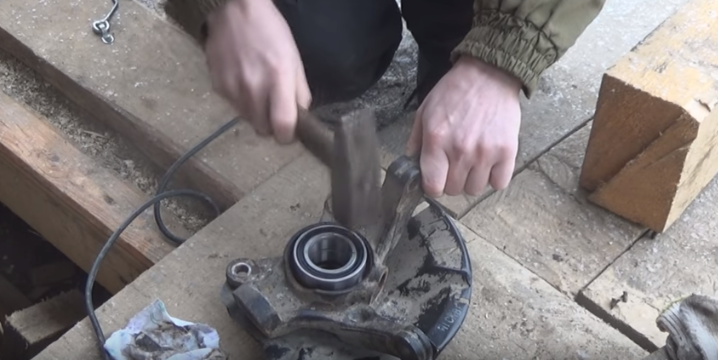 Замена переднего ступичного подшипника на Киа Рио своими руками