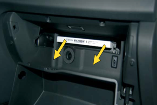 Киа Сид: замена салонного фильтра