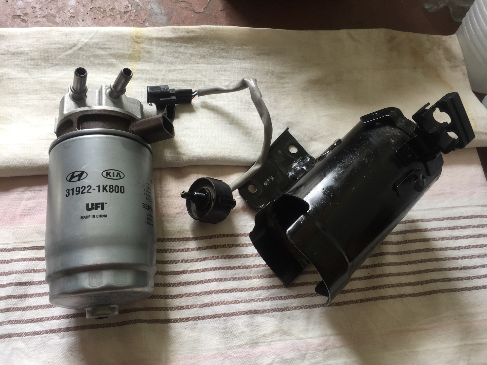 Описание топливных фильтров Киа Спортейдж