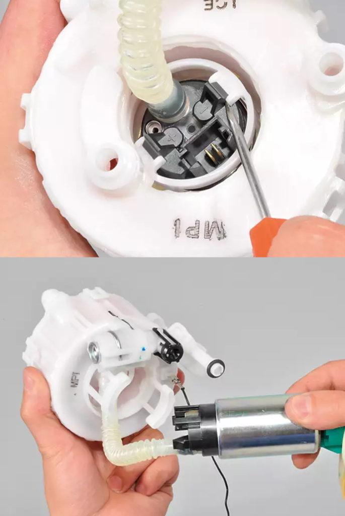 Извлечение топливного насоса