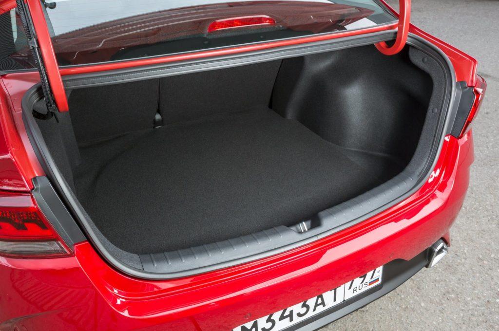 Багажный отсек Киа Рио 4