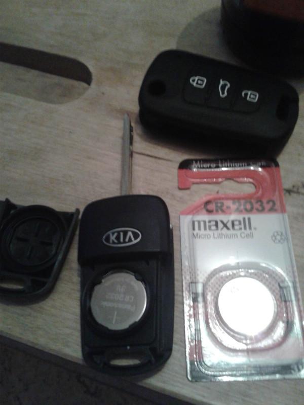 замена батарейки ключ киа сид ед