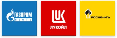 Логотипы заправок