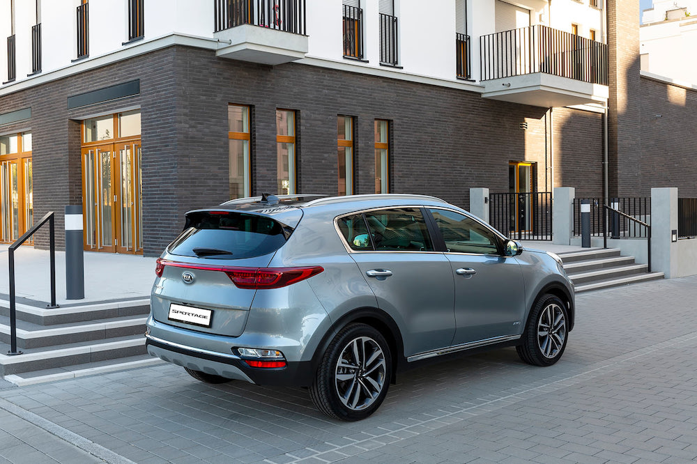 «Киа Спортейдж» вид сзади