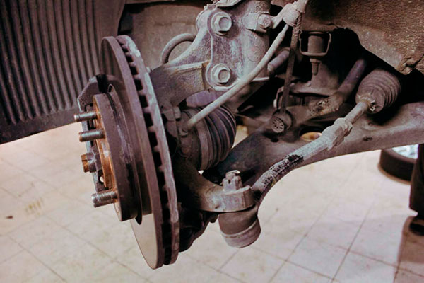 Писк из-за тормозных колодок