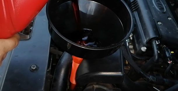 заливка масла