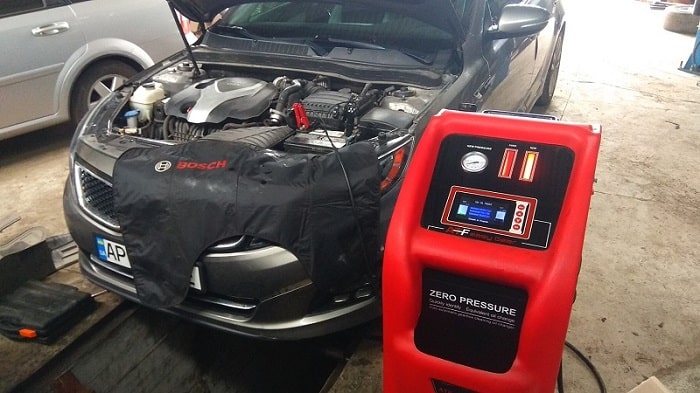 Замена масла в АКПП Киа Оптима