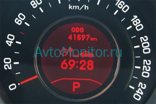 Отображение времени в пути