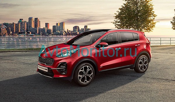  Kia Sportage IV после рестайлинга 2019