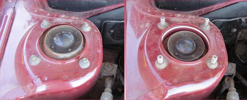 установка передних 